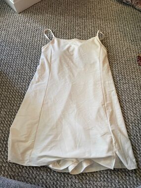 Old Navy Cream Slip Dress with Spaghetti Straps